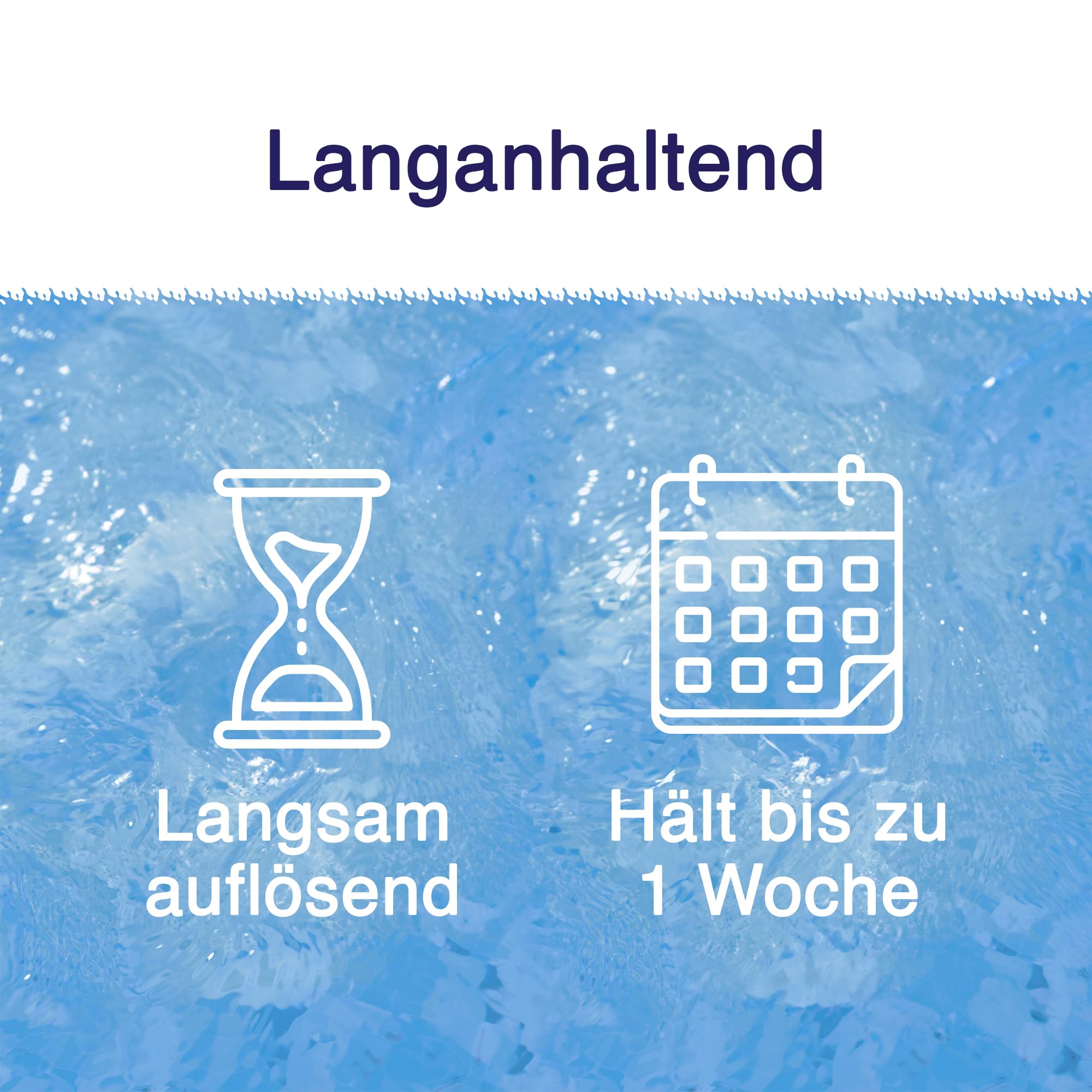 Chlor Multitabletten 11 in 1 Blue – 1kg Eimer mit 20g Tabletten – Langsam löslich für Pool & Whirlpool – Komplettpflege gegen Algen, Trübung, Kalk & Bakterien