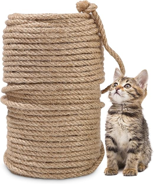 Sisal rope for cats50m,Sisal rope for cat tree 50m natural sisal rope