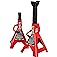 Torin BIG RED JACKS T43202 Torin Steel Jack Stands: 3 Ton (6,000 lb) Capacity, Red, 1 Pair