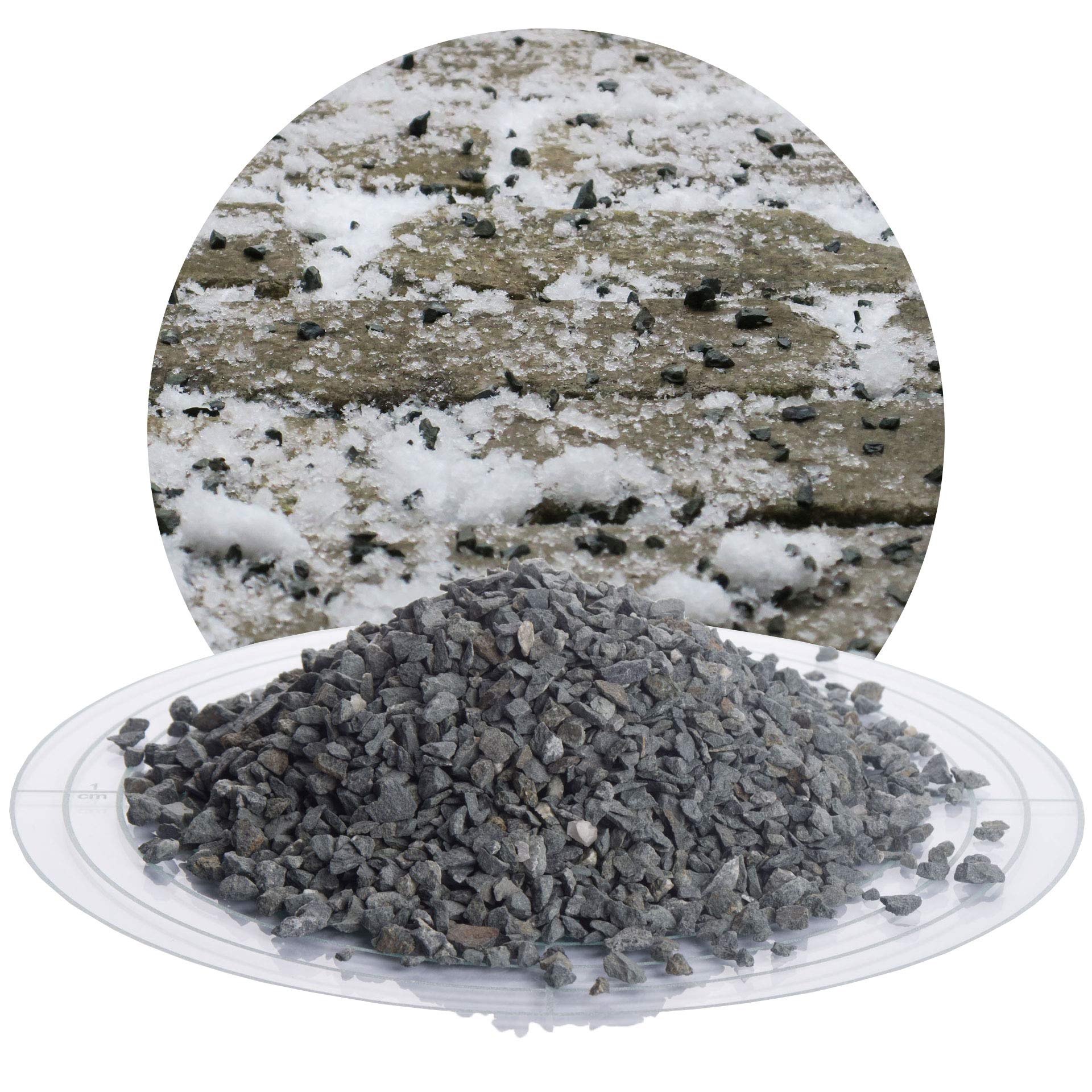 Diabas Streusplitt grau 2-5 mm | 15 kg Sack | 10009503