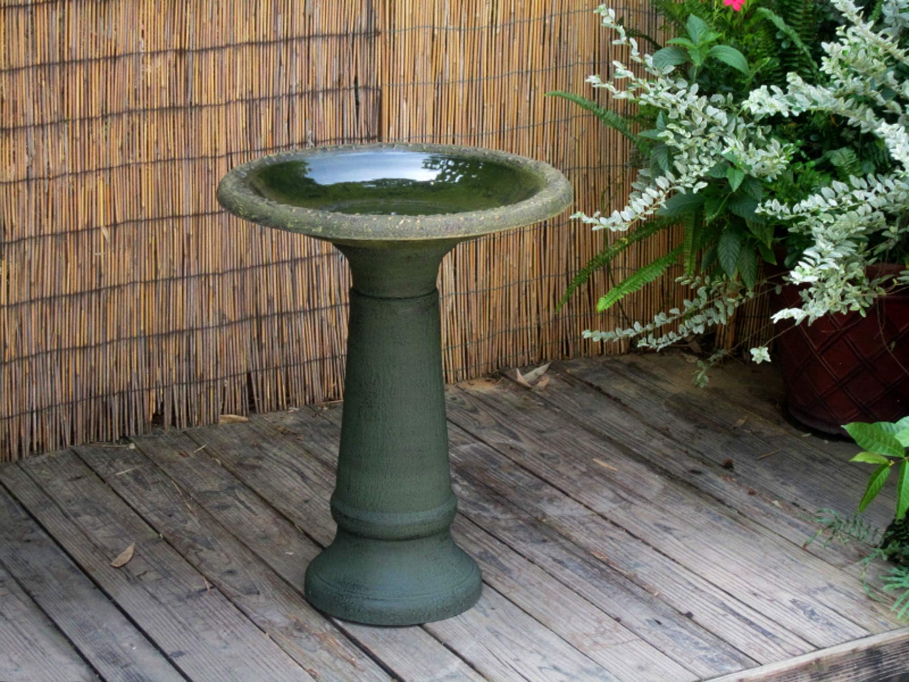 Wildlife World Coniston Bird Bath Set With Short & Tall Stem