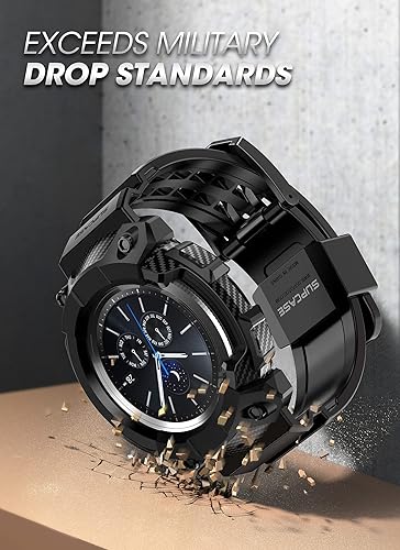 Miniatura 6 de SUPCASE Unicorn Beetle Pro Series - Funda para Galaxy Watch 3 1.77 pulgadas 2020, funda protectora resistente con correas