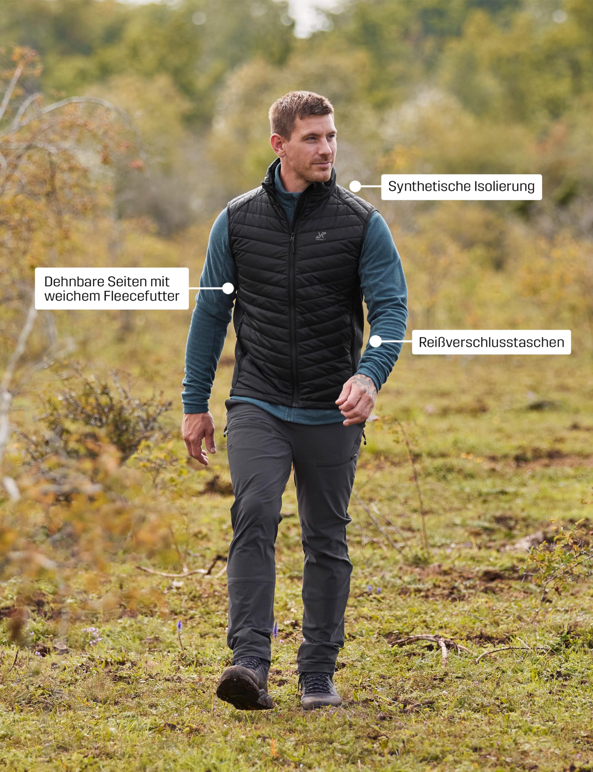 RevolutionRace Radical Insulate Vest für Damen, Leichte und isolierende Weste für den täglichen Gebrauch und alle Outdoor-Aktivitäten
