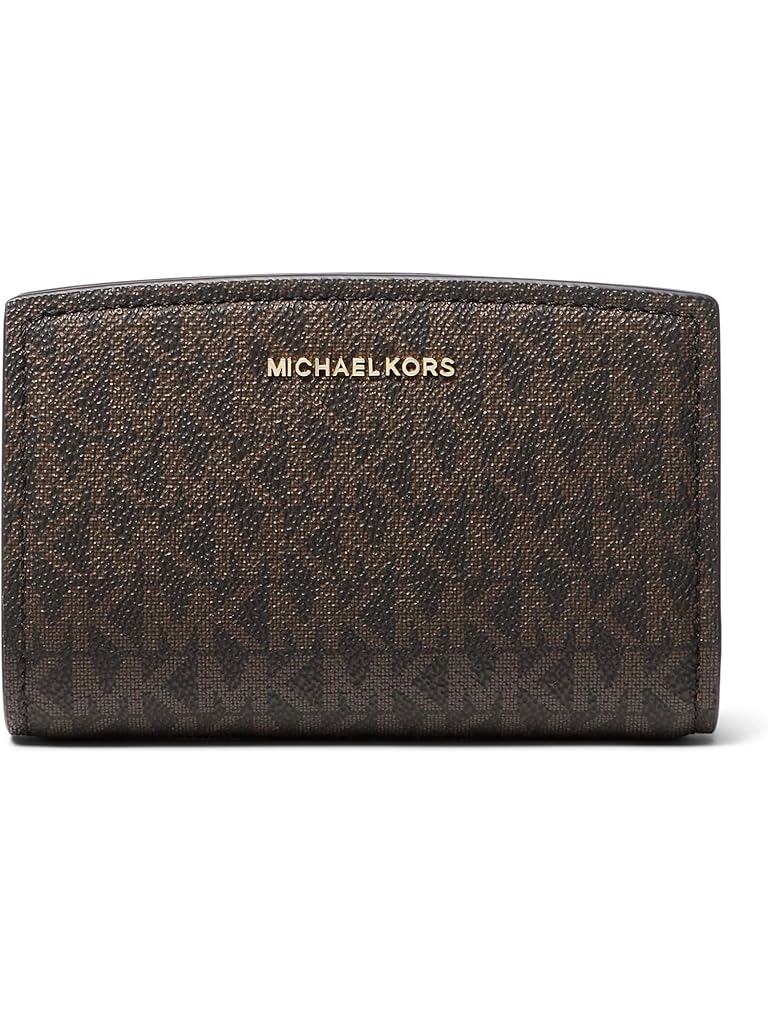 Brown Michael Kors Bryant Medium Zip Around Wallet
