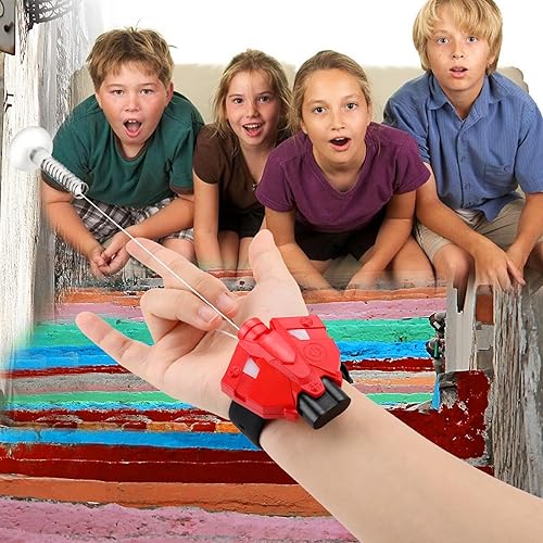 Miniatura 2 de Web Launcher - Juguete de tiradores de cuerda, gadgets geniales con sensor de luz magnética, papel de superhéroe de seda real, juguetes divertidos