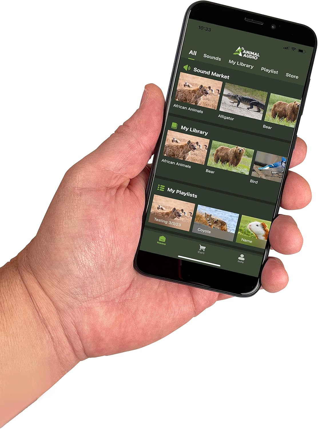 Icotec Nomad+ Programmable Predator Call/Decoy Combo with Bluetooth - 165 Professional Sounds Included - Plays 2 Sounds simultaneously - Holds up to 2,000 Sounds - Pristine Sound Quality - Image 3