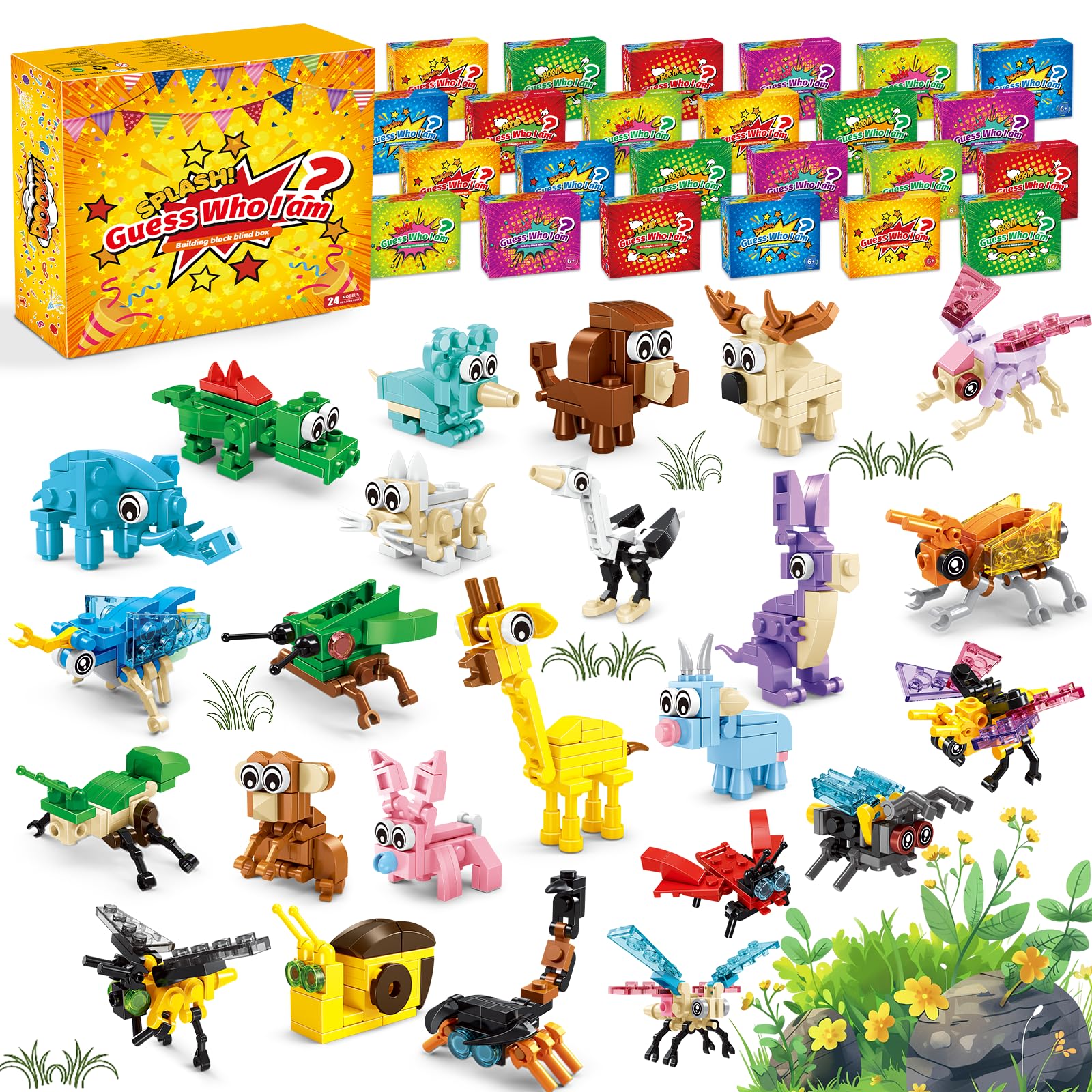 Amazon.com: Party Favors for Kids - 24 Pack 72 Kinds of Animals