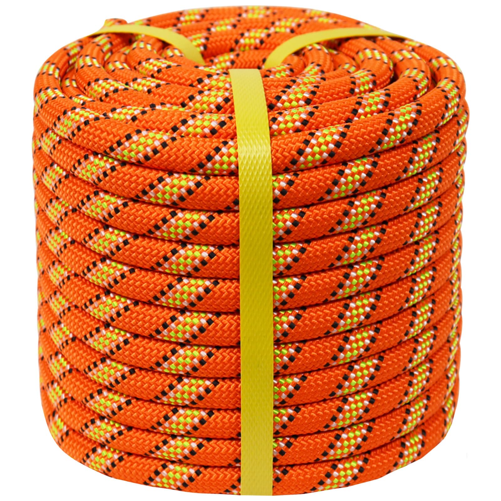 CRAYZA 1/2 in x 200 ft Double Braid Polyester Arborist Rigging Rope