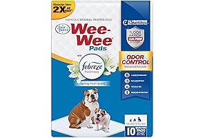 Wee-Wee Odor Control with Febreze Freshness Pee Pads for Dogs