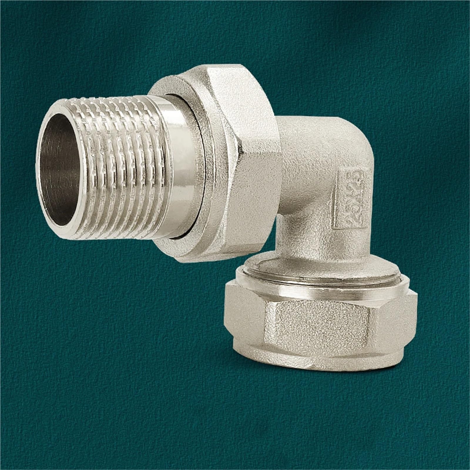 Brass Nickelage DN15 DN20 Male BSPP Thread Union Joint Elbow Pex Pipe 1216/1620 Fitting Aluminum Pipe Fittings(70R)