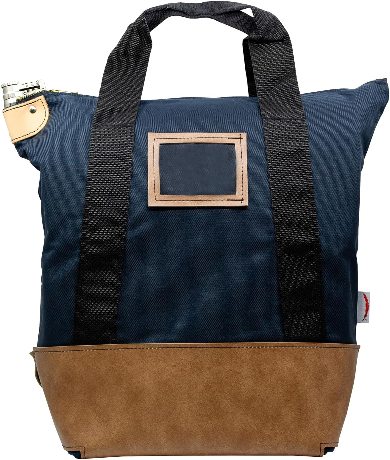 Cardinal bag supplies Locking Courier 1000 Denier Nylon Combination Keyed Lock (Navy Blue)