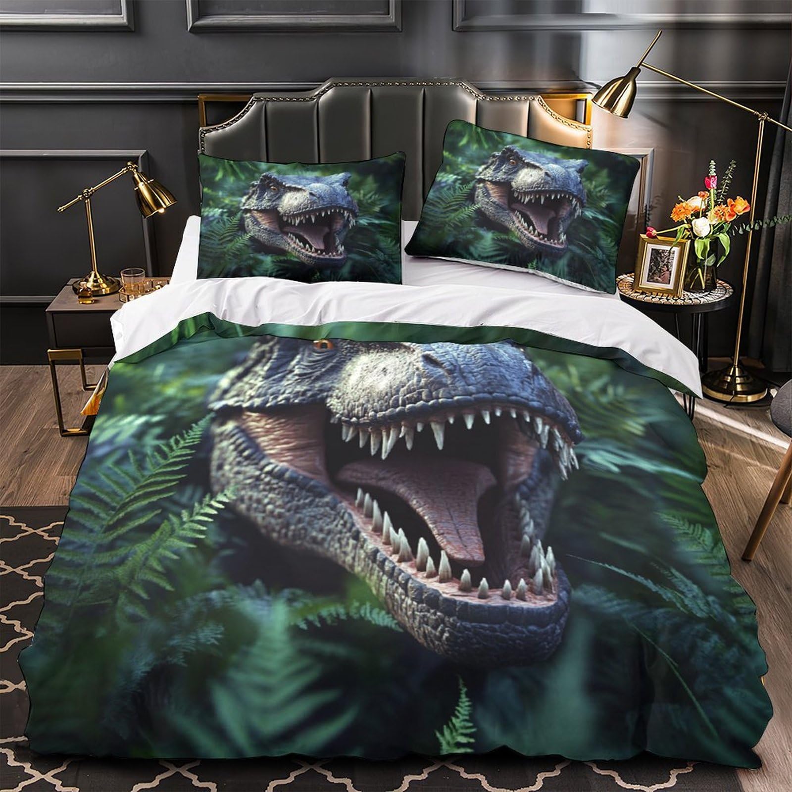 Parure de lit Dinosaure 3D Chambre Enfant ado déco