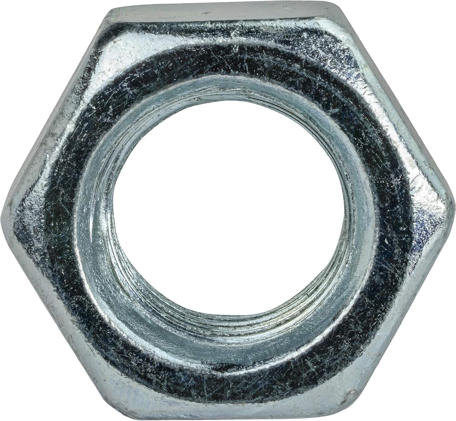 Super Deal Product 3/8-16 Finished Hex Nuts, Grade 2 Steel, Electro Zinc Plated Clear Finish, Quantity 50 by Fastenere Limited Stock 3/8-16 Finished Hex Nuts, Grade 2 Steel, Electro Zinc Plated Clear Finish, Quantity 50 by Fastenere
