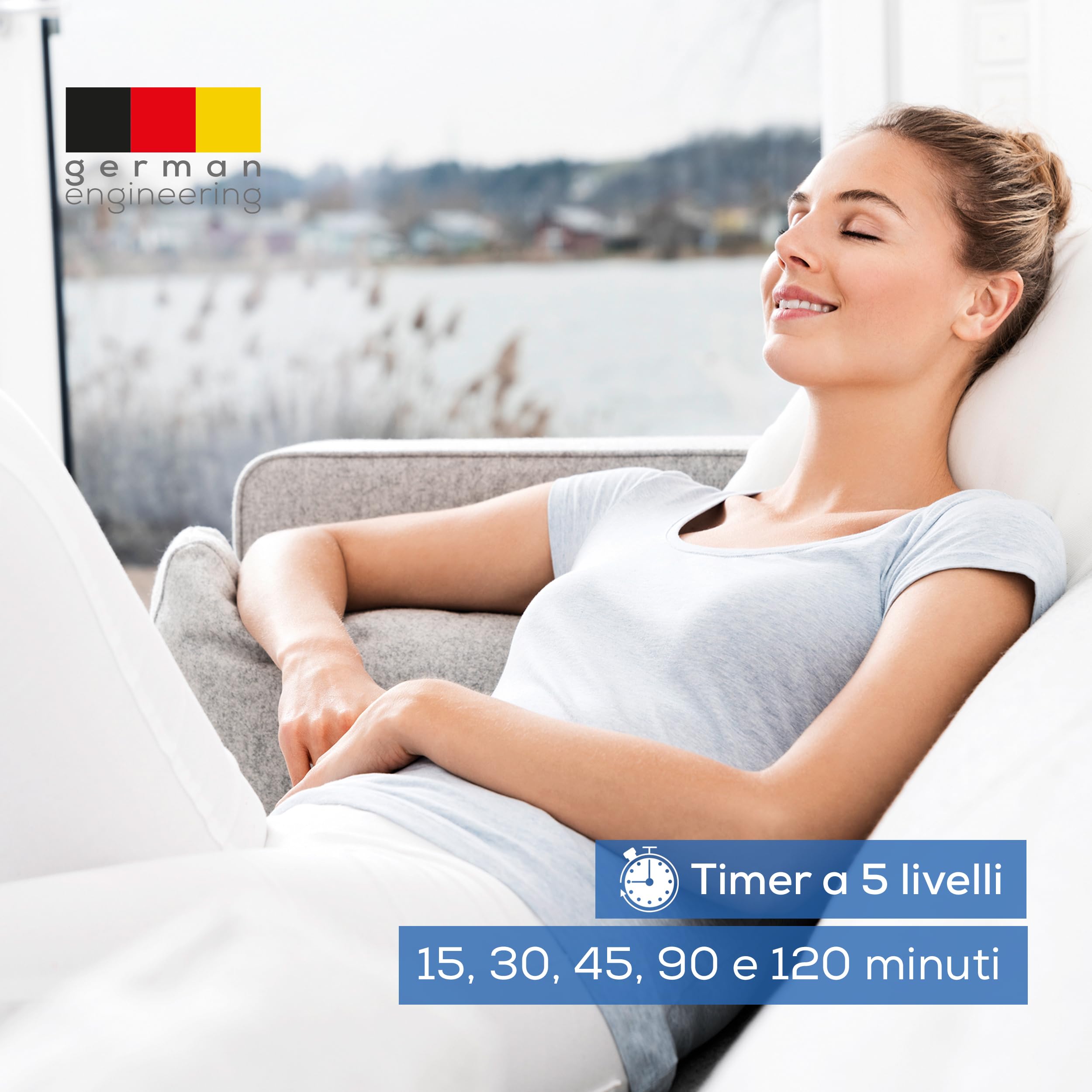 Beurer TL 100 Lampada SAD che simula la Luce Naturale del Giorno con doppia funzione luce da ambiente e connettibile con l'app Beurer LightUp