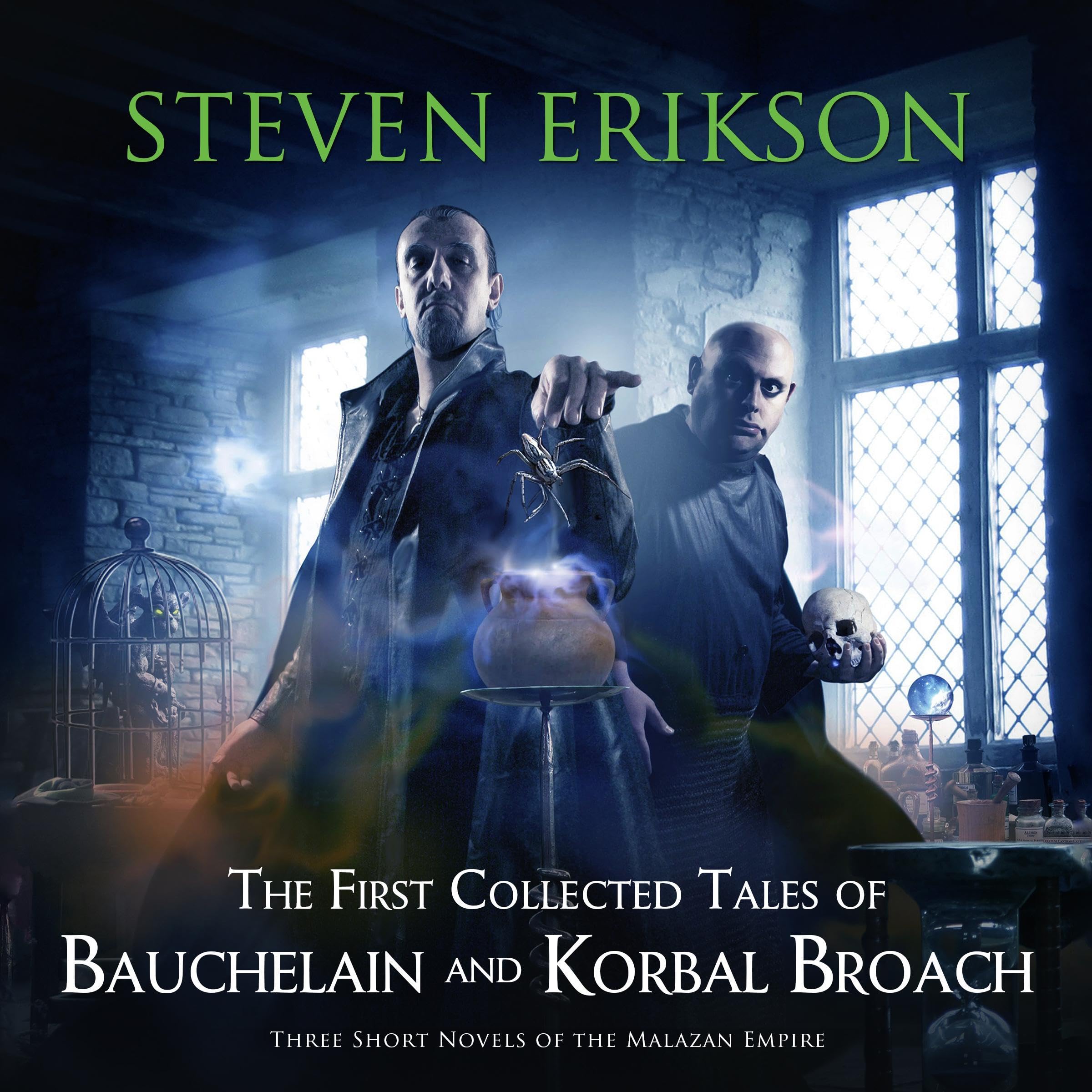 Cover art for The First Collected Tales of Bauchelain and Korbal Broach