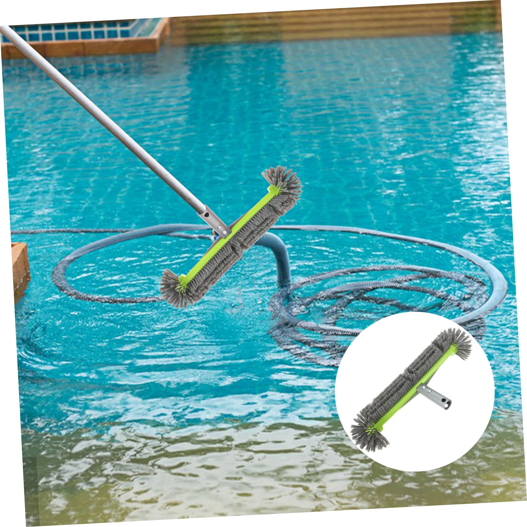 Toddmomy 3piezas Cepillo De Limpieza para Piscina Cerdas Densas y Cepillo Manual para Paredes y De Piscina Herramienta De