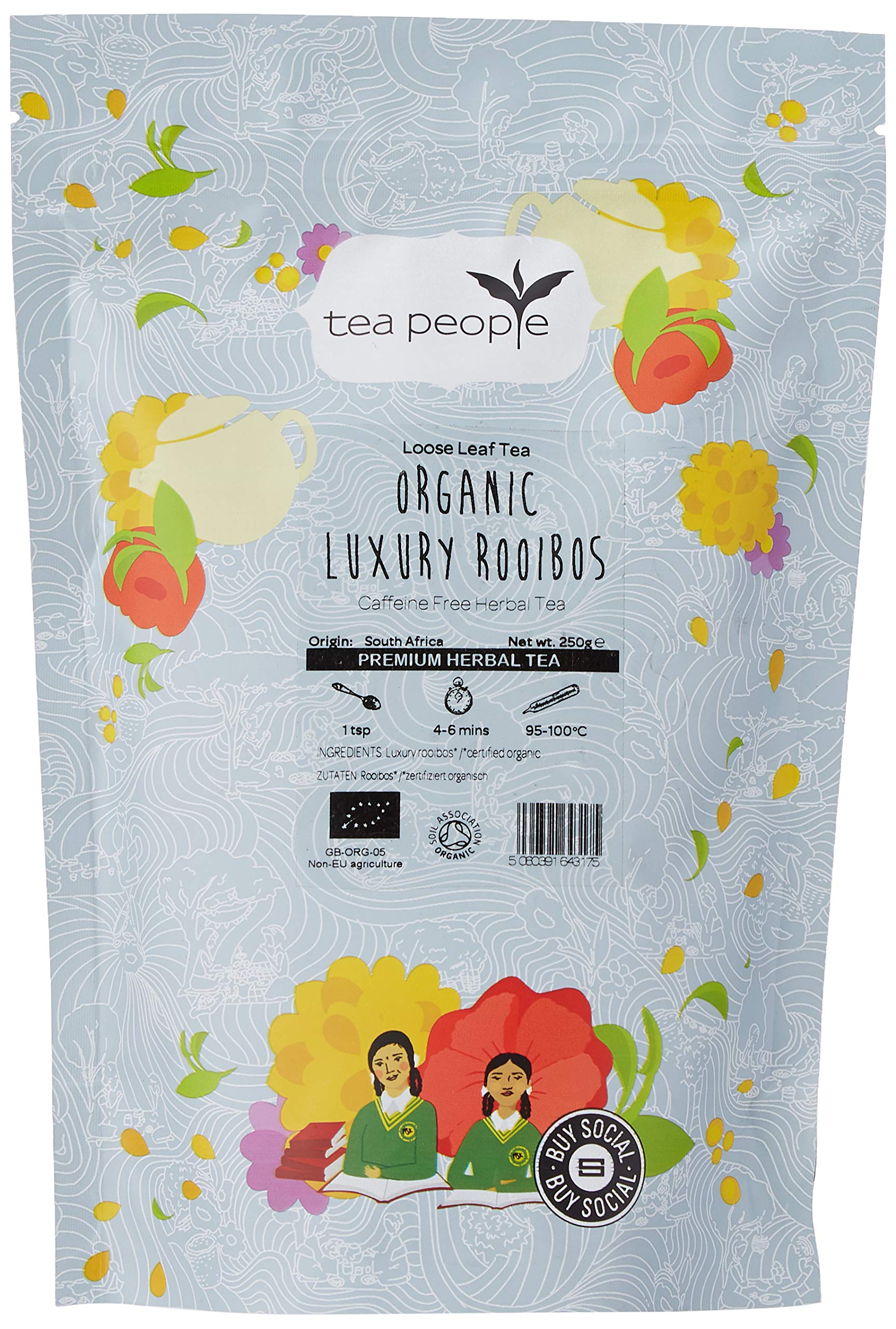 Tea People Organic Luxury Rooibos - 250g Refill Pack