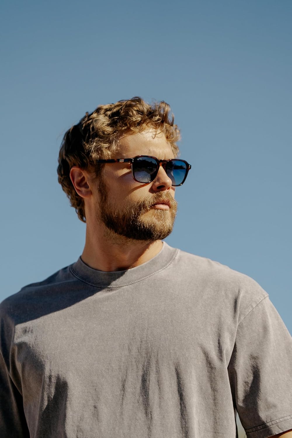 WearMe Pro Men's Polarized Square Sunglasses Wide UK Ubuy