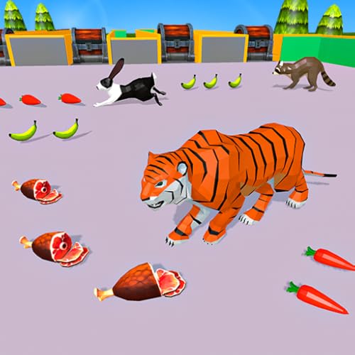 Animal Bridge Race 3D Runner: Build Muscle Rush Lion Racing Game