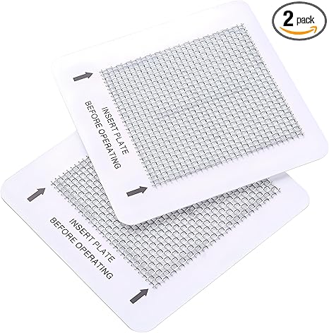 2 Pack Ceramic Ozone Plates for Popular Home Air Purifiers 4.5" x 4.5" Air Fresh Replacement Parts