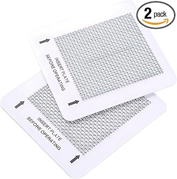2 Pack Ceramic Ozone Plates for Popular Home Air Purifiers 4.5" x 4.5" Air Fresh Replacement Parts