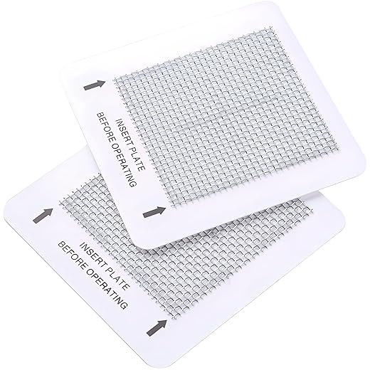 2 Pack Ceramic Ozone Plates for Popular Home Air Purifiers 4.5" x 4.5" Air Fresh Replacement Parts