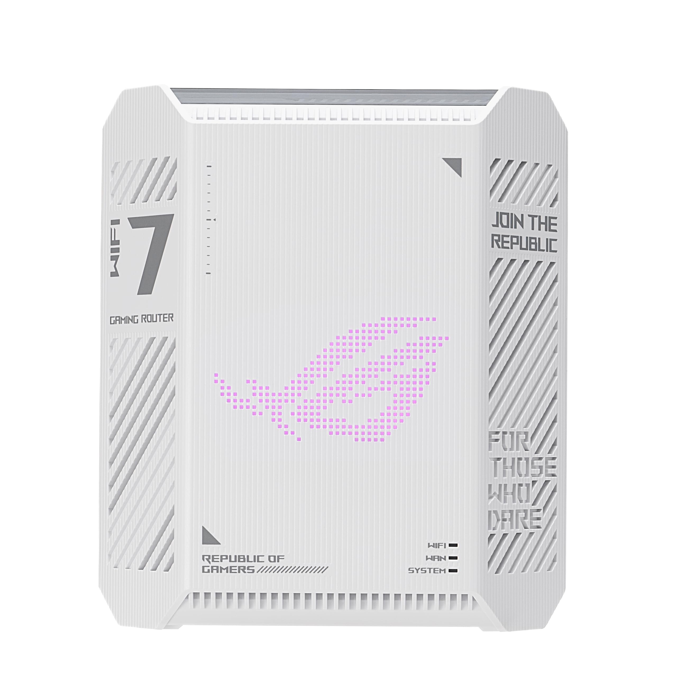 ASUS GS-BE7200 - Routeur Gaming Wi-FI 7 - Double Bande - 7200Mbps, 4096-QAM, 2 Ports Gaming, antennes 5 GHz améliorées, réseau Gaming, Smart Home Master, AiProtection et fonctionnalités VPN complètes