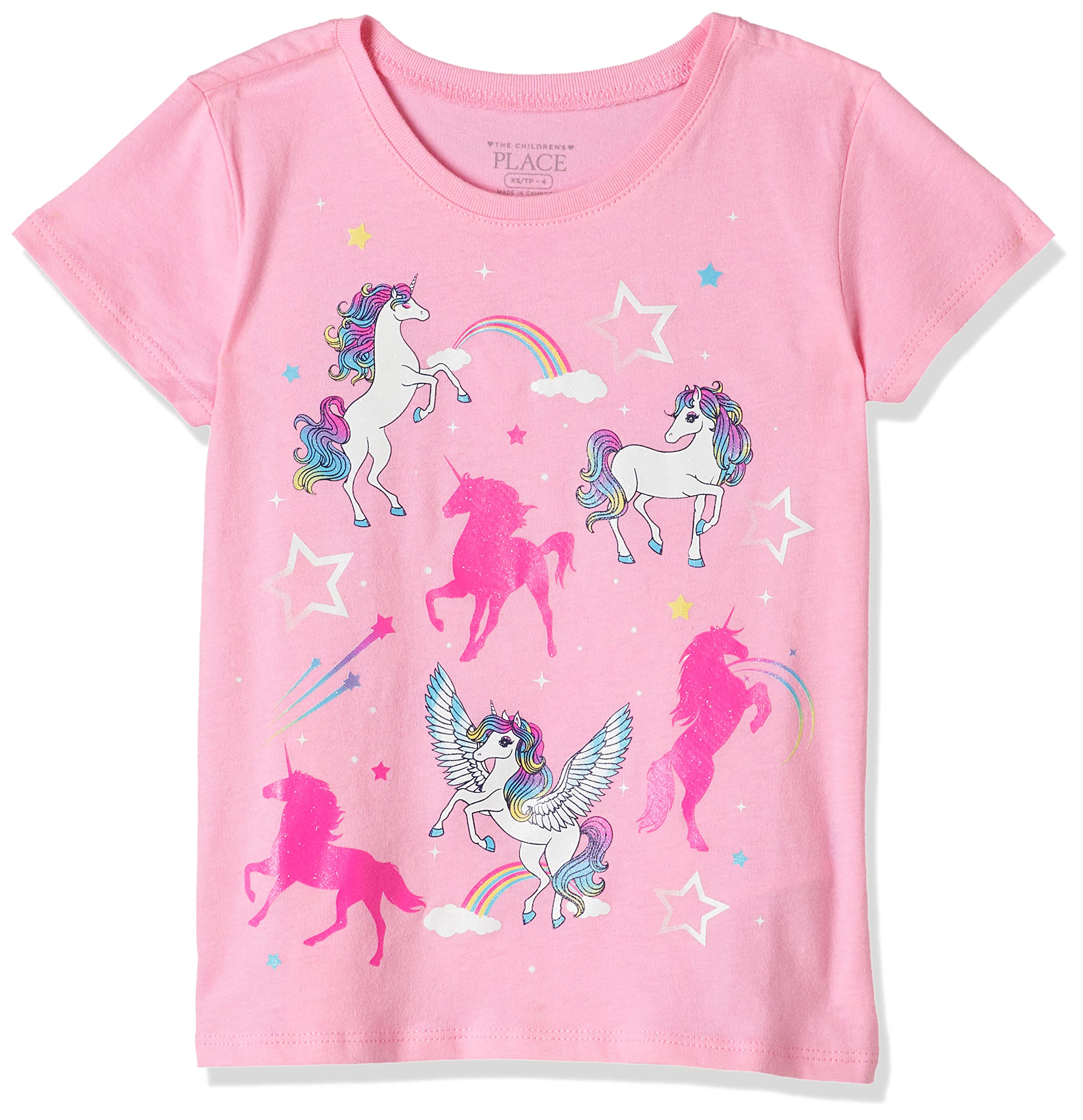 The Children's PlaceGirls A UNICORN STAR T-Shirt (pack of 1)
