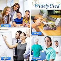 Vista 2 de Outus Reloj de enfermera de 4 piezas para enfermeras médicos, reloj de enfermera, broche de bolsillo, reloj digital