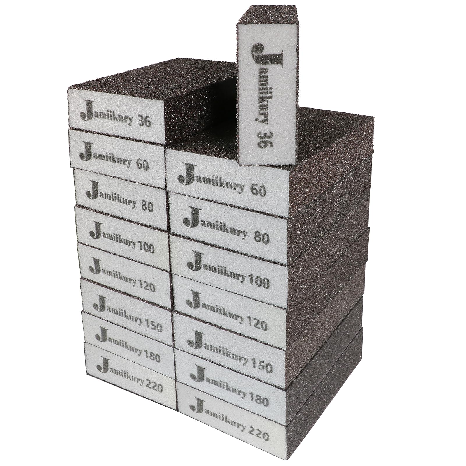 Jamiikury 220 Grit Sanding Sponges - 8 Pack -28