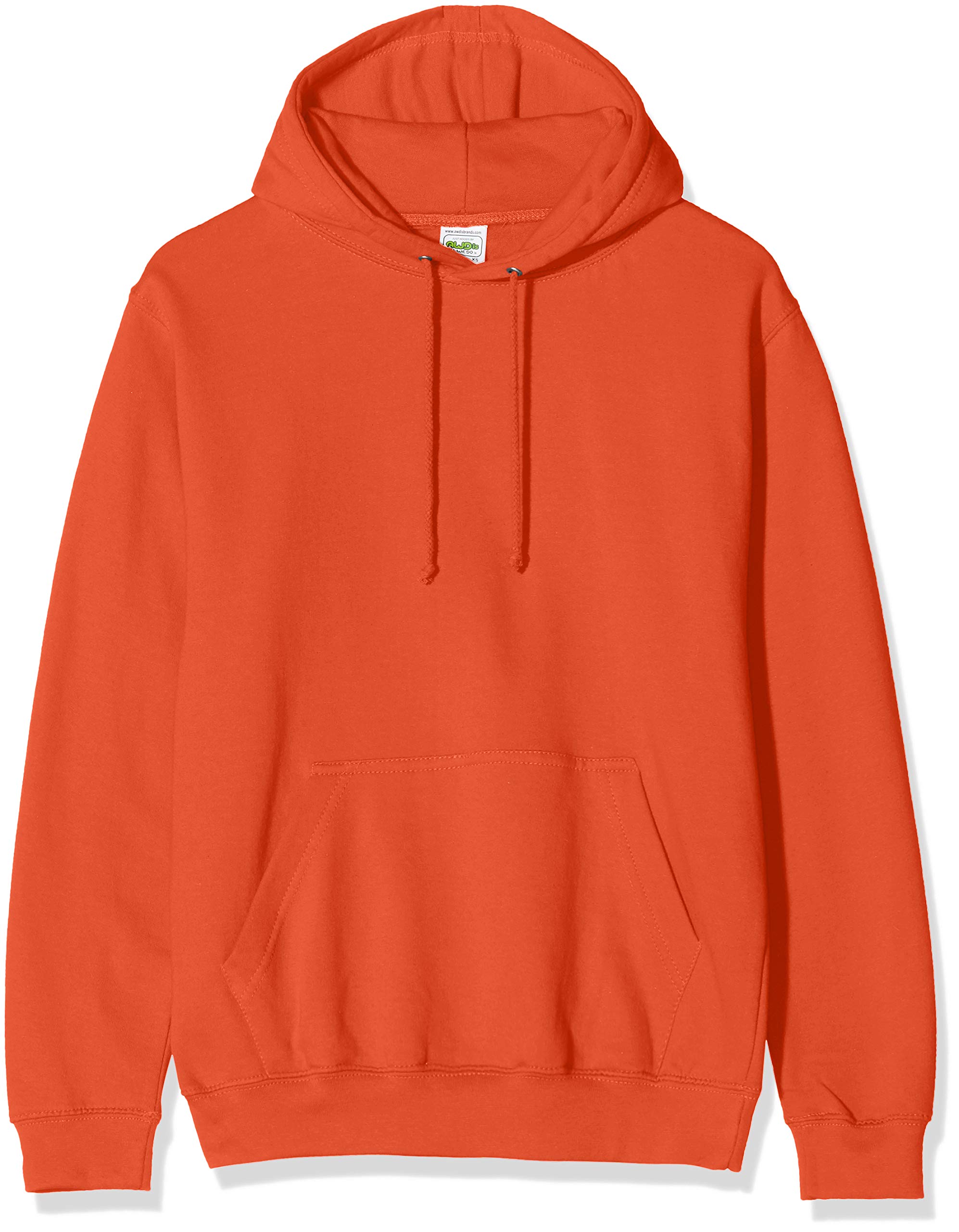 AWDis Men's College Hoodie, Orange (Burnt Orange), XX-Large