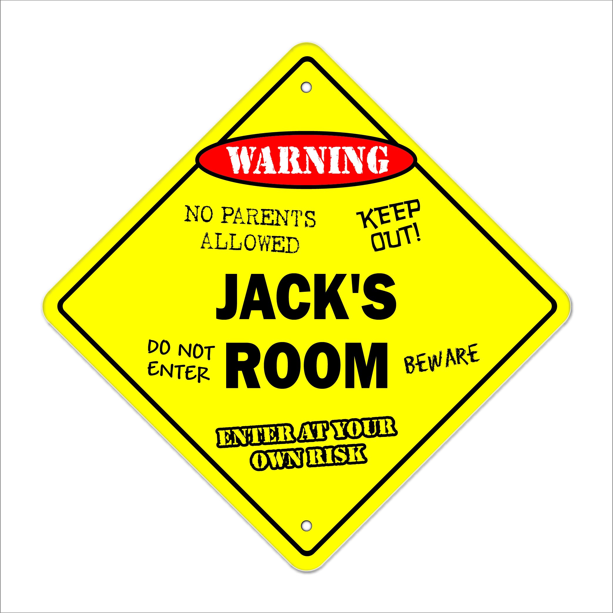 Nate's Room Sign Crossing Zone Xing | Indoor/Outdoor | 14\, image size:2087x2086