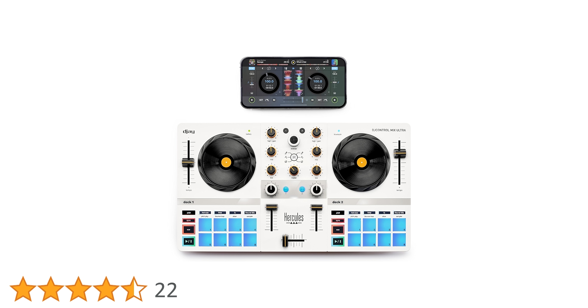 Bye　Hercules DJ CONTROL MIX DJコンロトーラー Bye Hercules DJ CONTROL MIX DJコンロトーラー Amazon.com