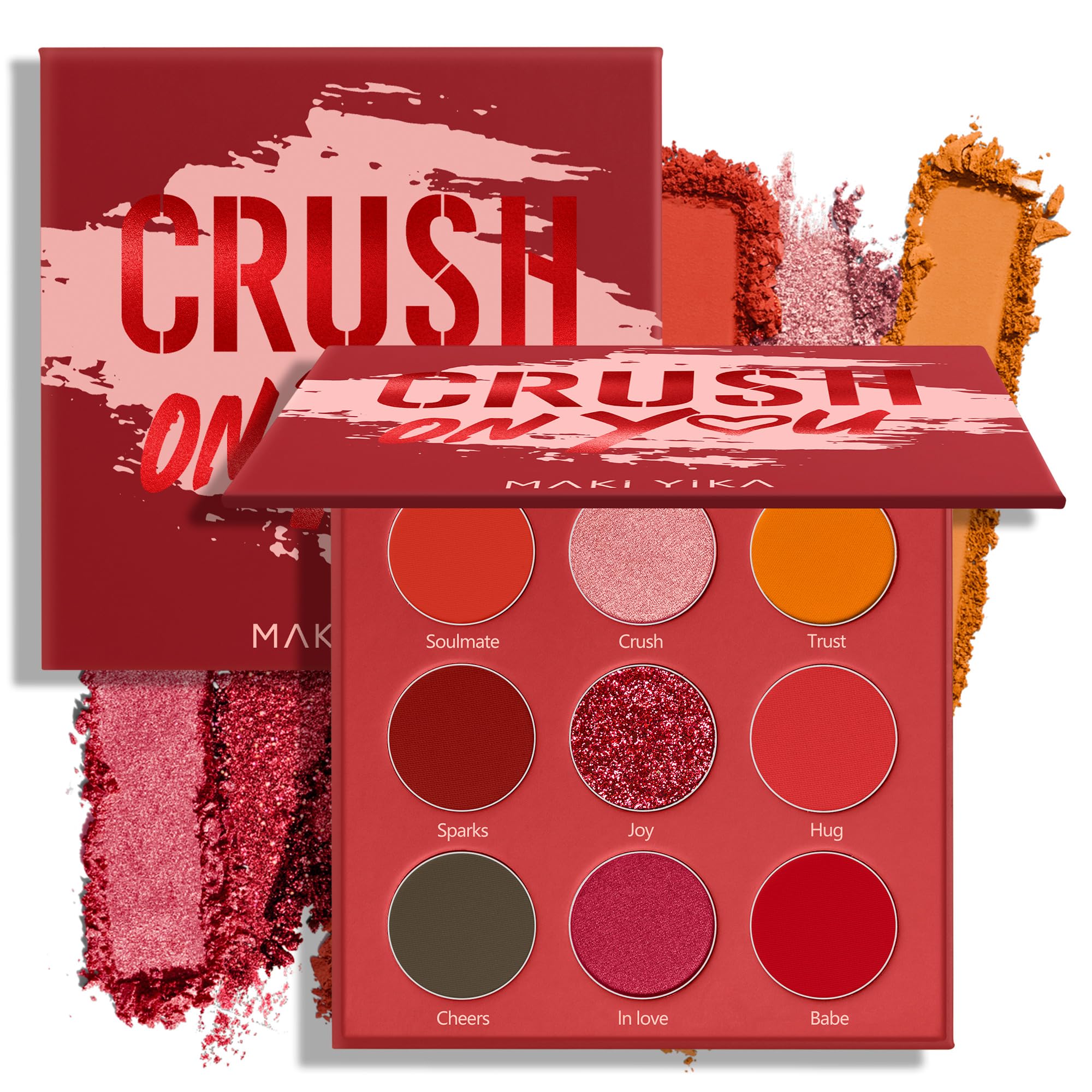 Amazon.com : Red Eyeshadow Palette Matte Eye Shadow for Women Long