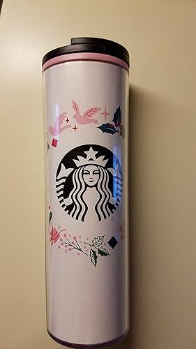 Starbucks Corona navideña en vaso blanco para bebidas frías disponible en Yaxa Peru