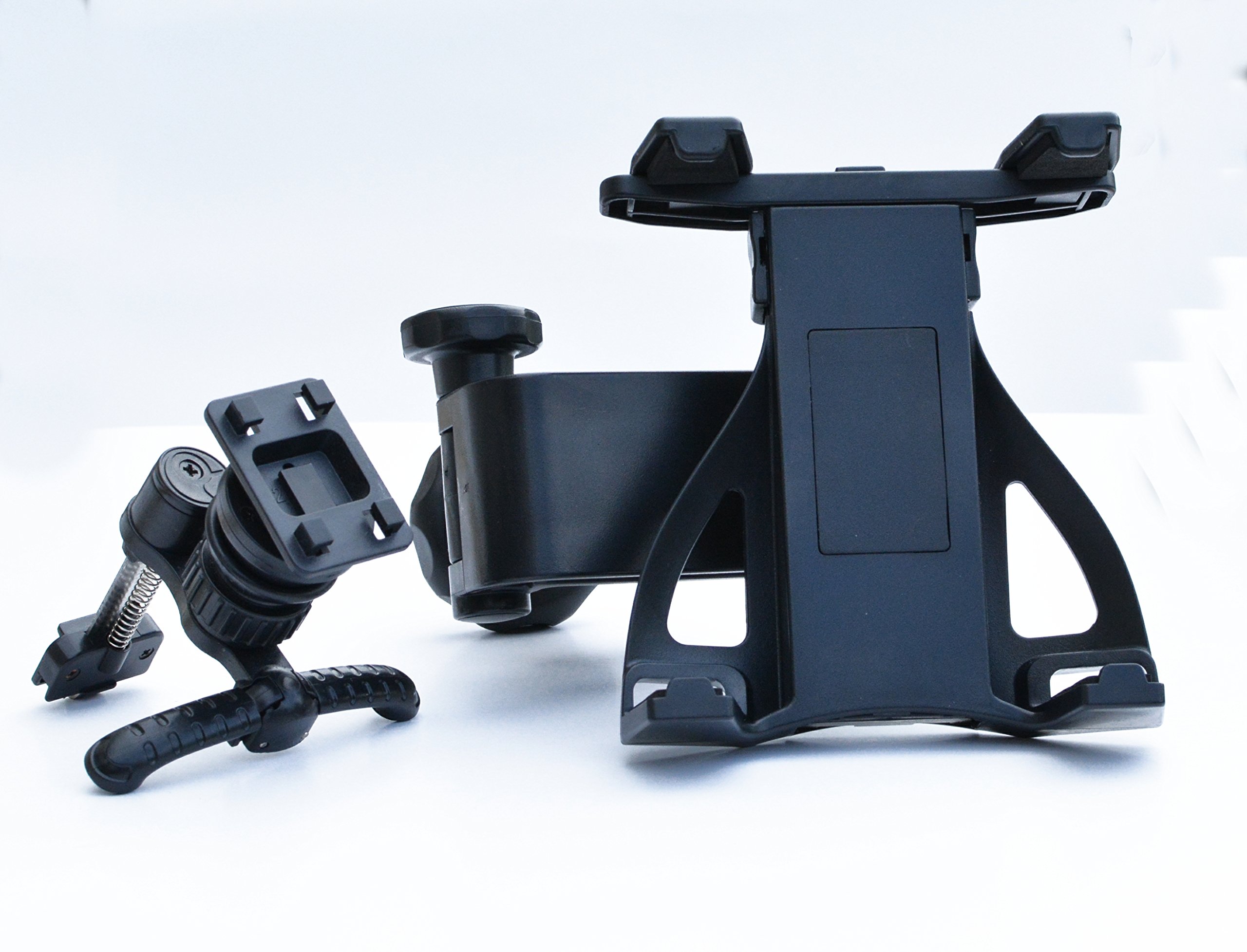 Universal Car Headrest Mount Holder & Air Vent Mount (for Any 5-11 Inch Android Tablet, Apple iPad and Some GPS).