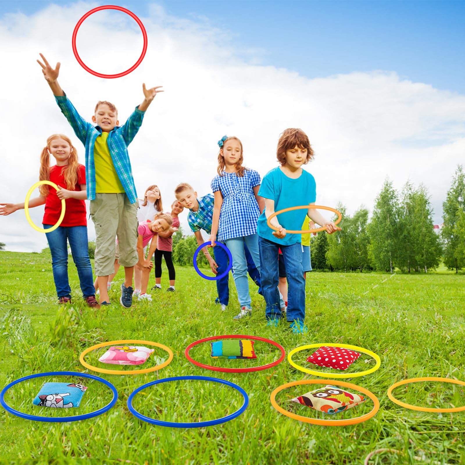 Anelli Da Lancio Colorati - Gioco Perfetto Per Feste E Bambini