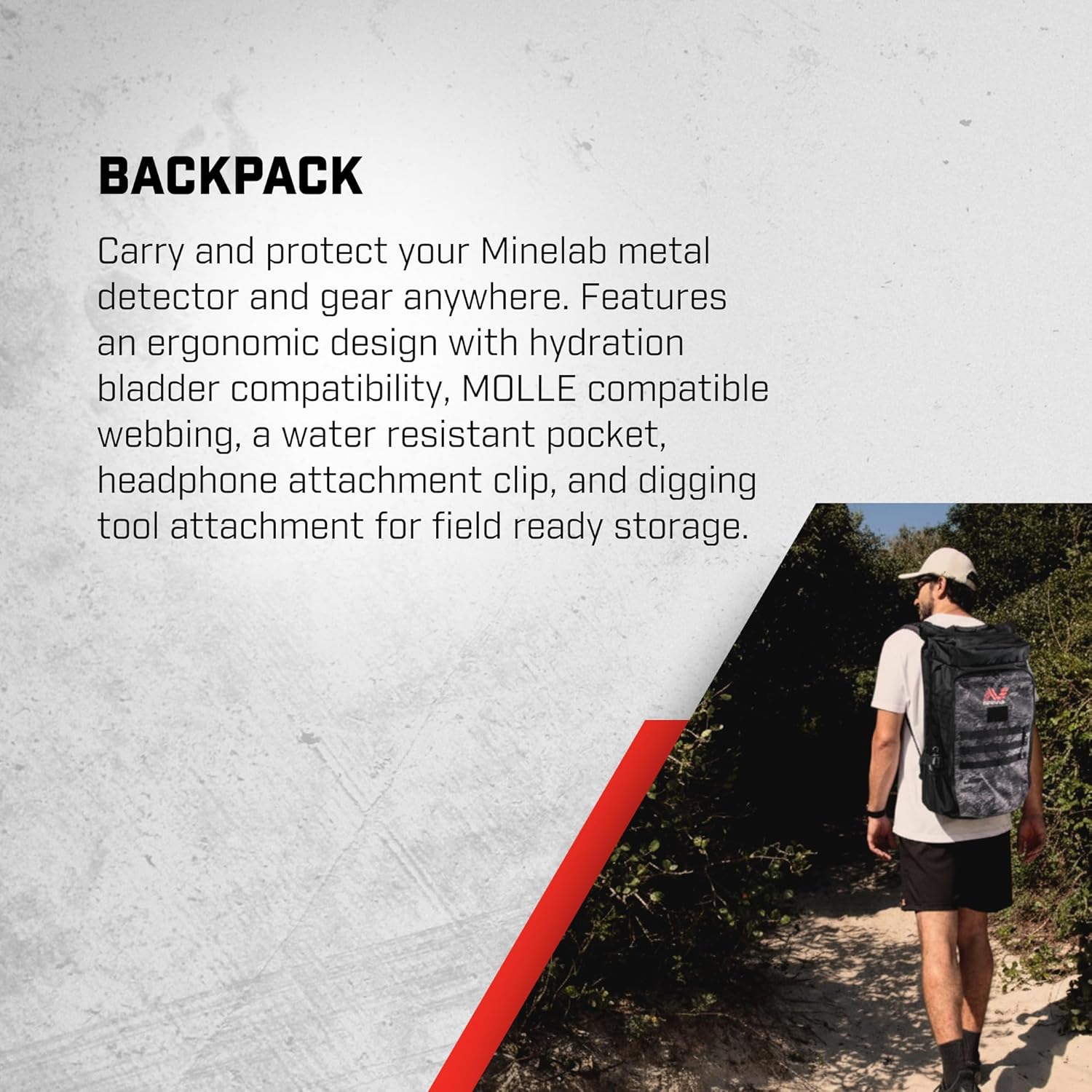 MINELAB Manticore Bundle, Includes Metal Detector and Backpack