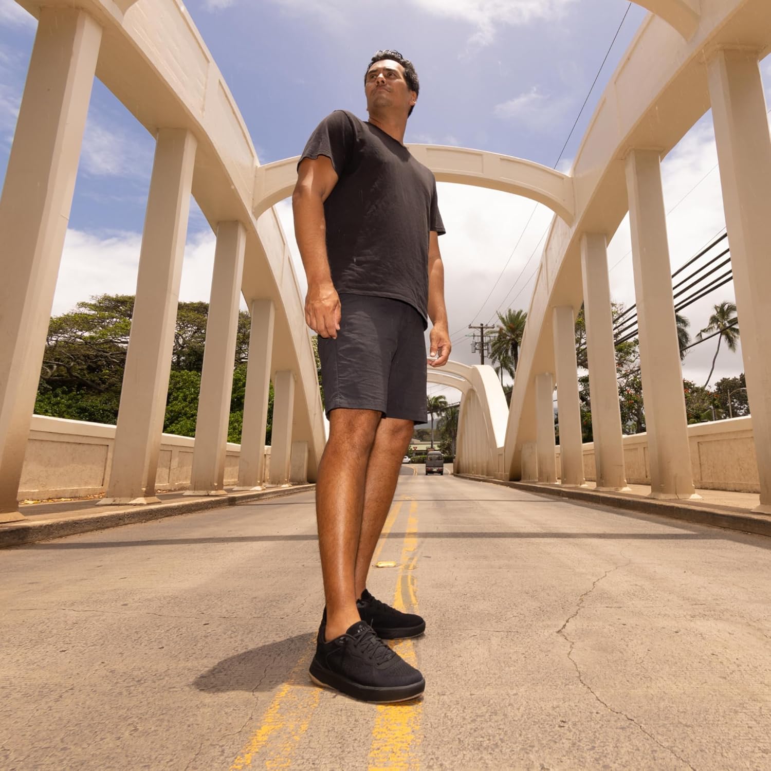 REEF Men's Shoreline Del Mar Shoe, Breathable Knit Upper, Lightweight & Flexible, Cushion Footbed, Elastic Laces - Image 3