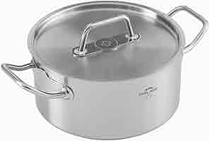 未使用　KUHN RIKON/クーンリコン　DUROTHERM 両手鍋 スイス製 Amazon｜KUHN RIKON (クーンリコン) 両手鍋 シルバー 20cm