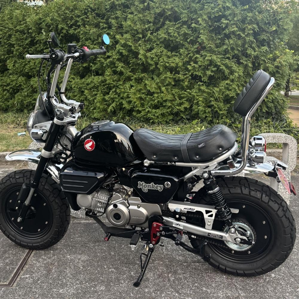 Amazon | MAXNUS ホンダモンキー125専用バックレスト付きタンデムバー