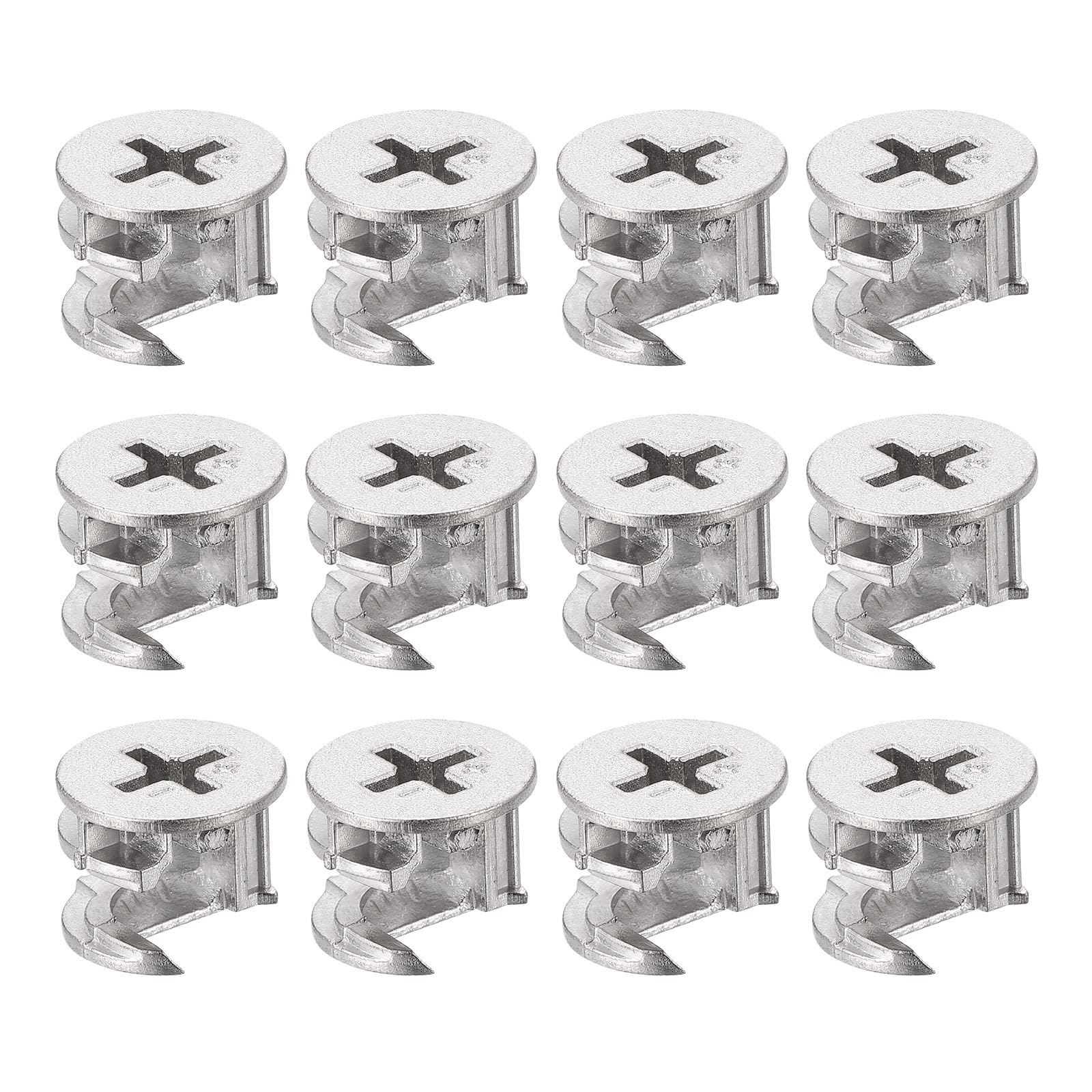 TA-VIGOR 12Pcs Furniture Connecter Cam Lock Nuts Fittings
