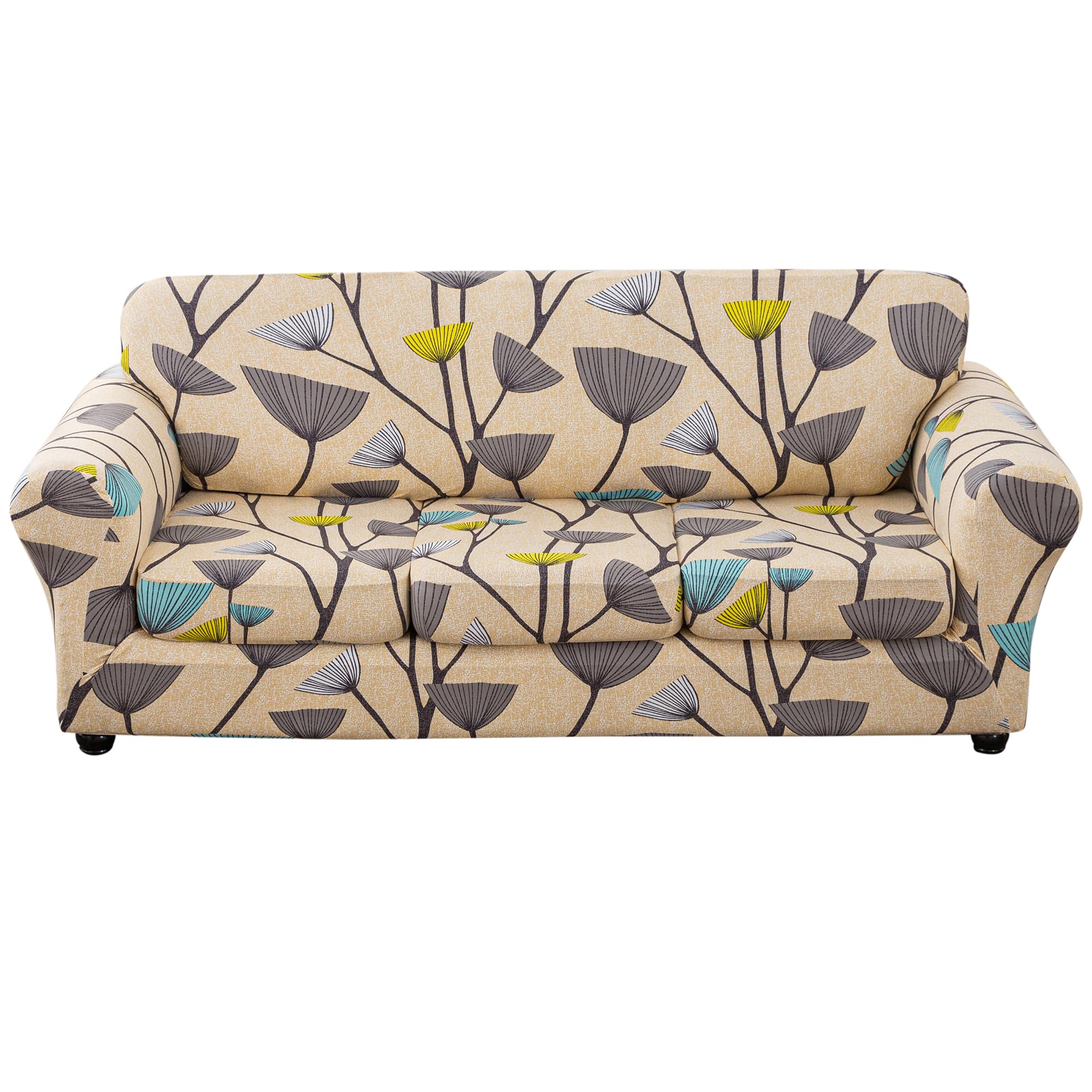 Funda Sofa Elástica 1/2/3 Plazas Con Cojín - Ajustable, Antideslizante y Decorativa - Protector De Muebles
