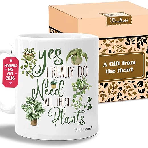 Christmas Gifts For Gardeners, Plant Lover Gifts for Women, Plant Mom Mug For Plant Lovers, Plant Mom Gifts, Cool Plant Gifts For Plant Lovers Women, Crazy Plant Lady Gifts, Gardening Gifts For Women
