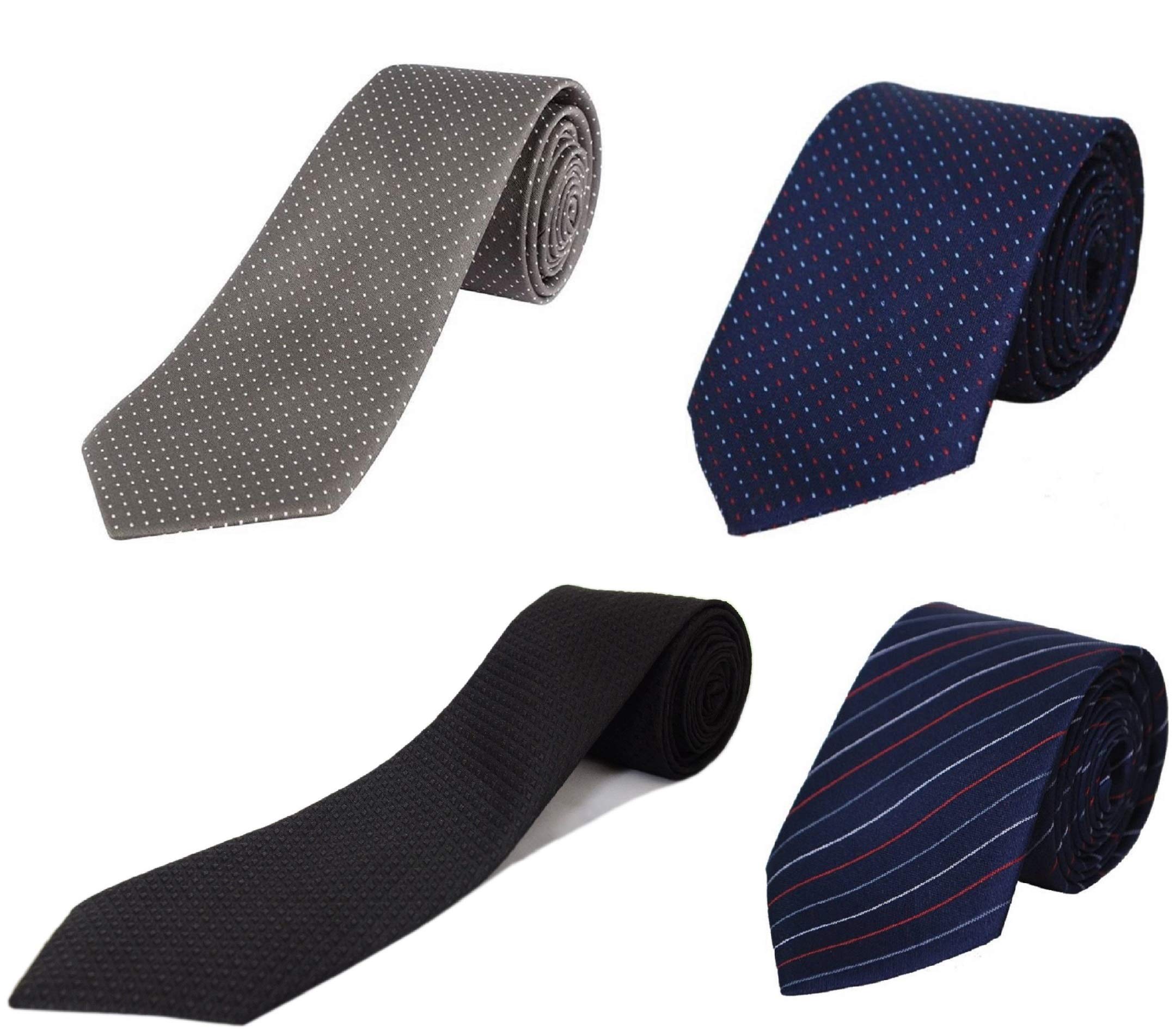 alcove...refine your image Pack Of 4 Designer Ties For Men And Boys(2.75'' Broad)-picture-41