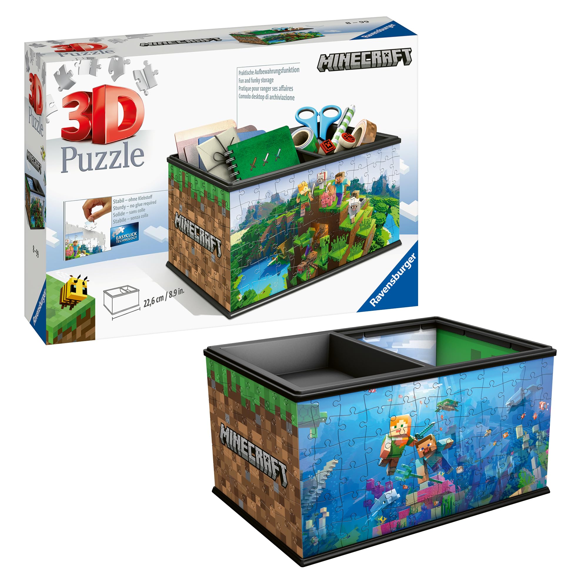 Puzzle 3D Szkatułka Minecraft