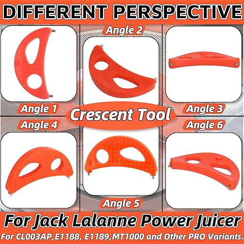 Miniatura 5 de Crescent Tool compatible con Jack Lalanne Power Juicer Parts para CL003AP E1188 E1189 MT1000 Piezas de repuesto de exprimidor Accesorios de