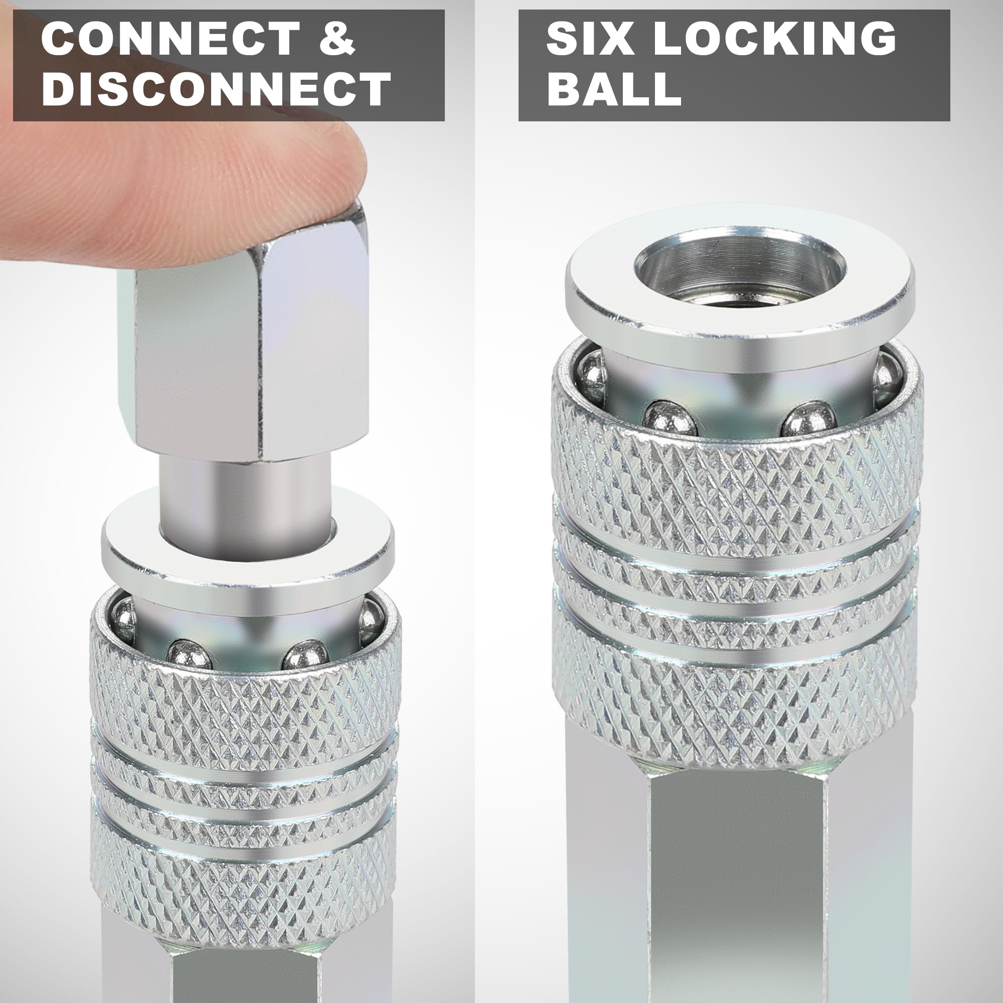 Kit de accesorios de aire universales, material de acero
