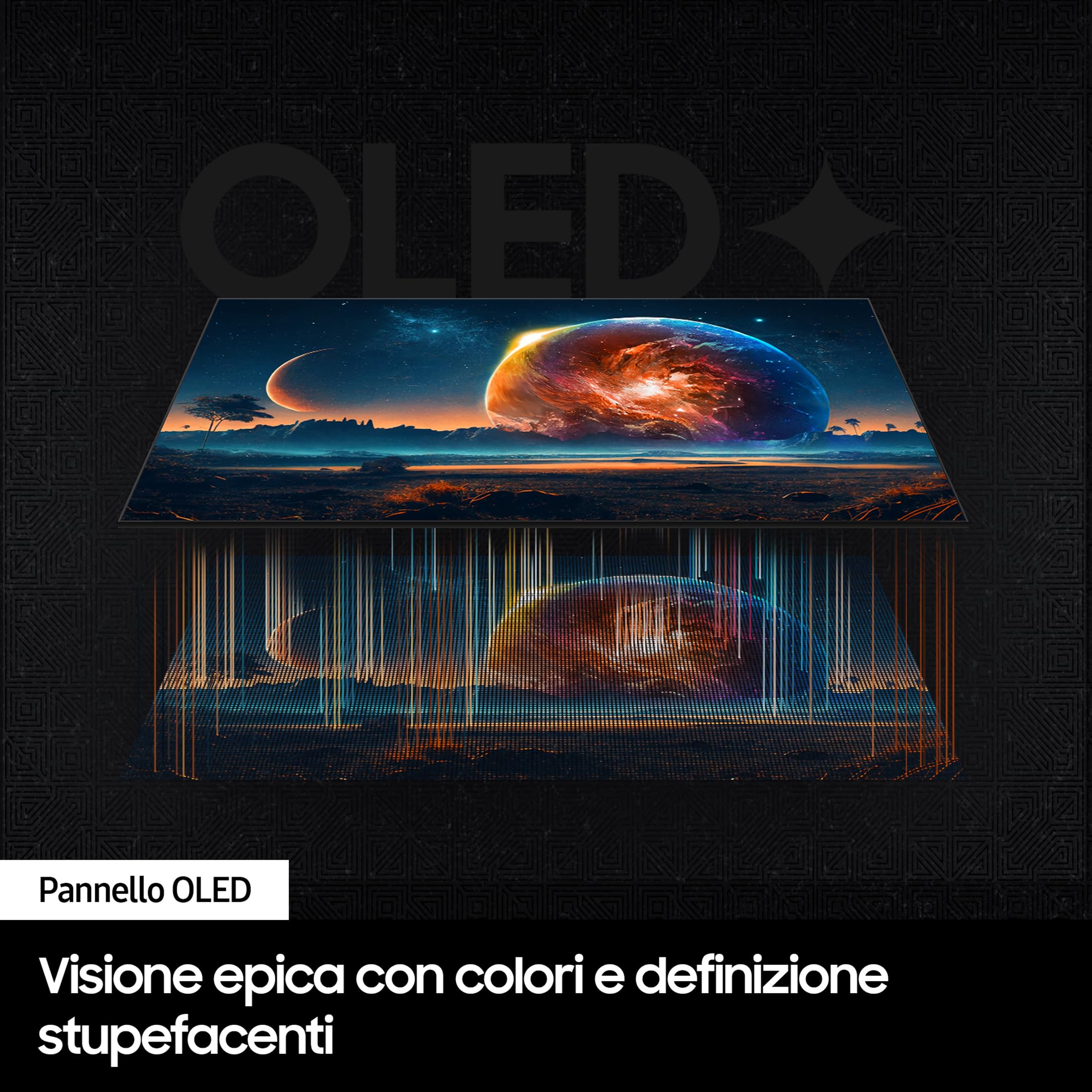 Samsung Monitor Gaming Odyssey OLED G6 (S27DG602), Flat, 27'', 2560x1440 (QHD), 16:9, HDR10+, OLED, 360Hz, 0,03ms (GtG), FreeSync Premium Pro, HDMI, USB, DP, HAS, Pivot