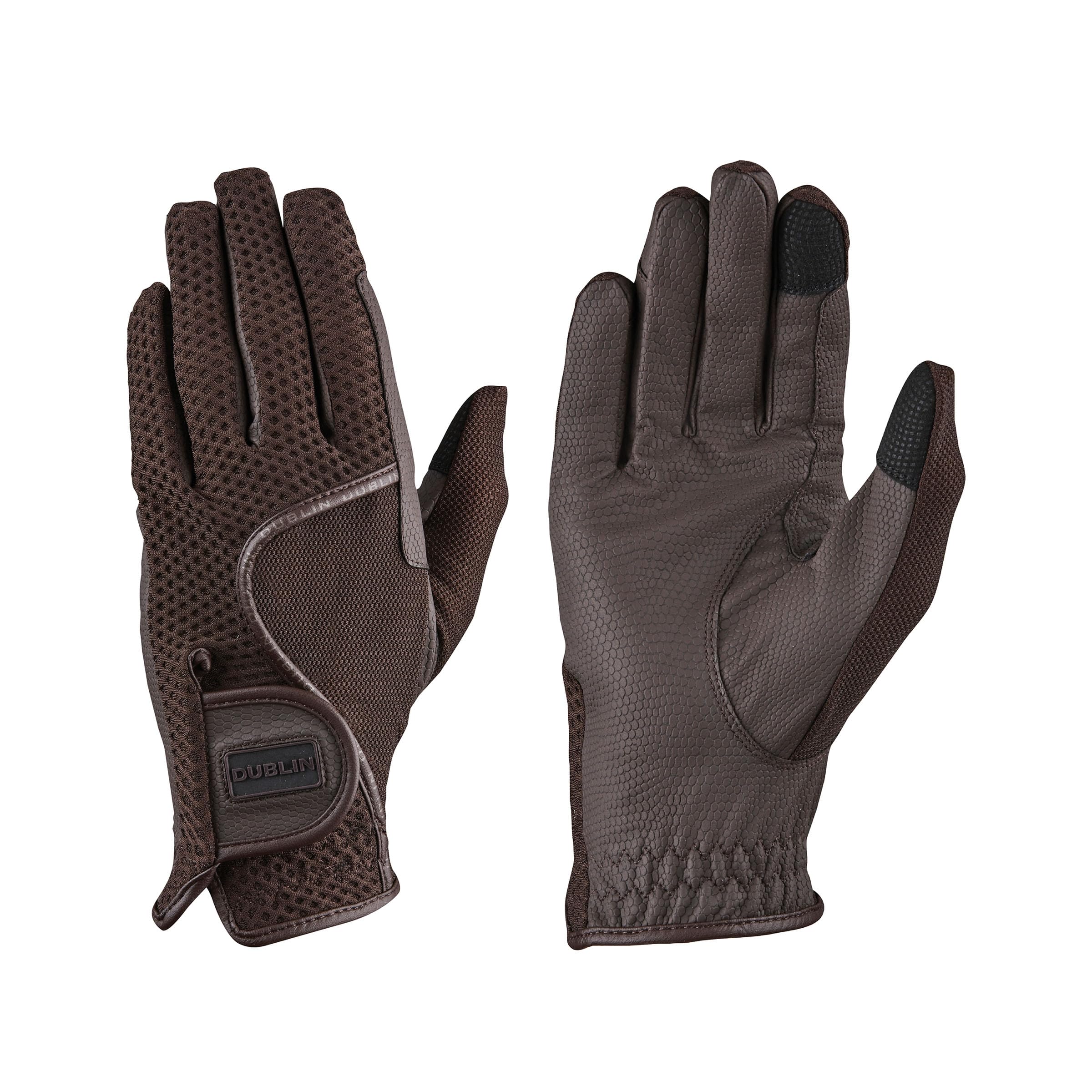 Dublin Airflow Honeycomb Gloves, Chocolate, Medium/7